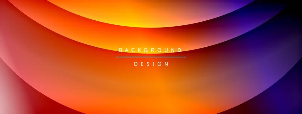 Gradient and shadow wave line geometric background. Vector Illustration For Illustrazione stock
