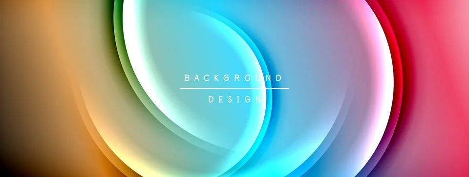 Gradient and shadow wave line geometric background. Vector Illustration For イラスト素材
