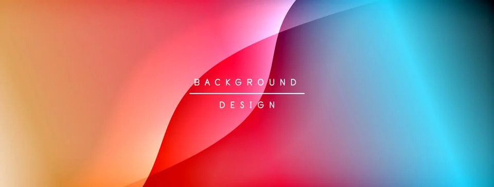 Gradient and shadow wave line geometric background. Vector Illustration For Stock Illustration