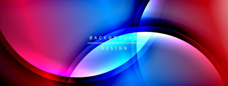 Gradient and shadow wave line geometric background. Vector Illustration For Stock Illustration