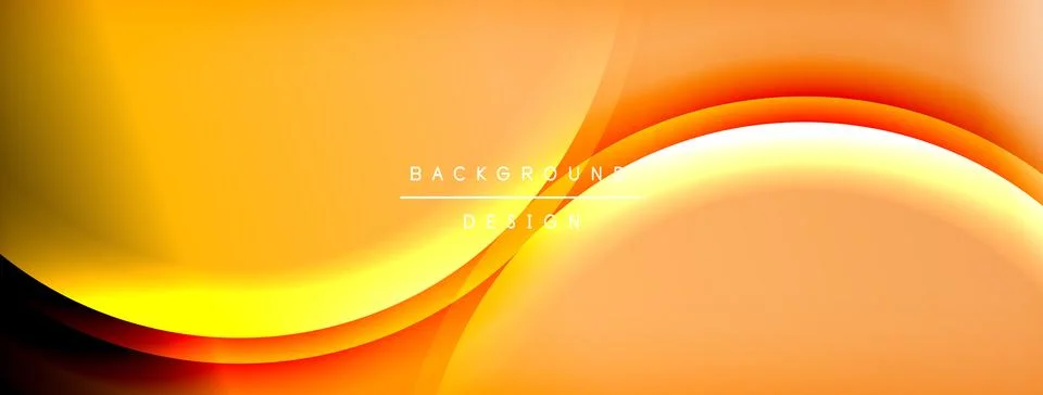 Gradient and shadow wave line geometric background. Vector Illustration For Stock Illustration