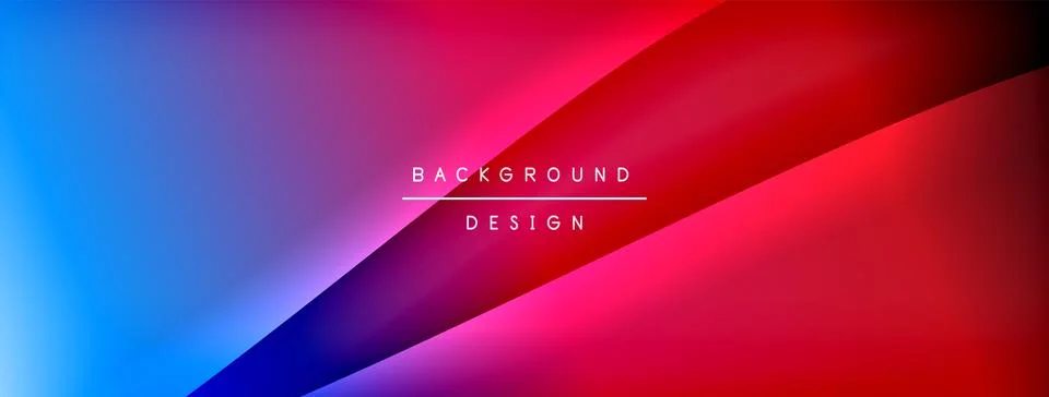 Gradient and shadow wave line geometric background. Vector Illustration For Illustrazione stock