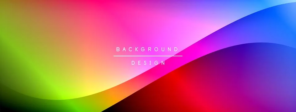 Gradient and shadow wave line geometric background. Vector Illustration For Stock Illustration