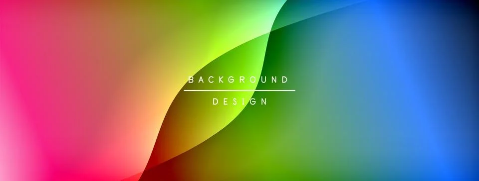 Gradient and shadow wave line geometric background. Vector Illustration For 스톡 일러스트