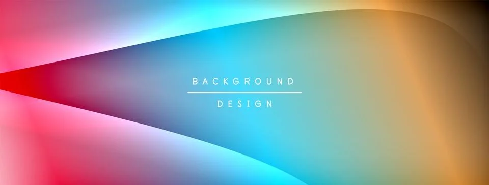 Gradient and shadow wave line geometric background. Vector Illustration For Stock Illustration