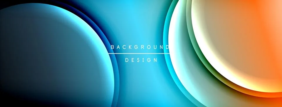 Gradient and shadow wave line geometric background. Vector Illustration For Stock Illustration