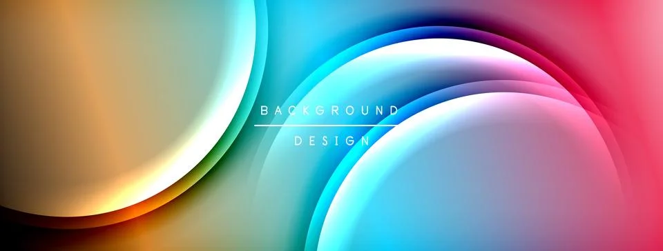 Gradient and shadow wave line geometric background. Vector Illustration For Stock Illustration