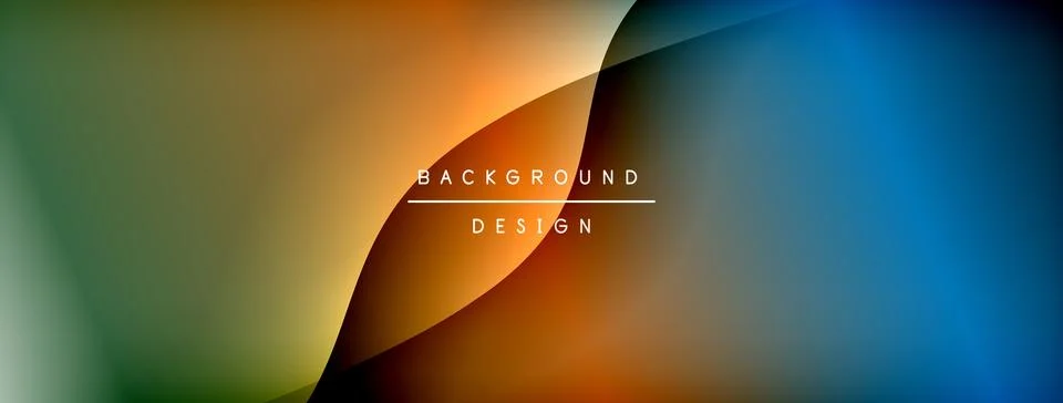 Gradient and shadow wave line geometric background. Vector Illustration For Stock Illustration