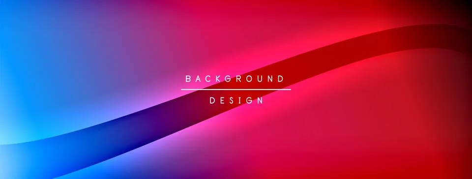 Gradient and shadow wave line geometric background. Vector Illustration For Stock Illustration