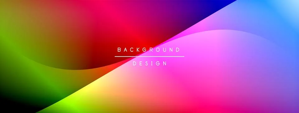 Gradient and shadow wave line geometric background. Vector Illustration For Stock Illustration