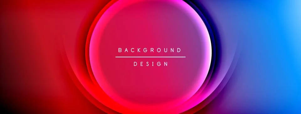 Gradient and shadow wave line geometric background. Vector Illustration For.. Stock Illustration