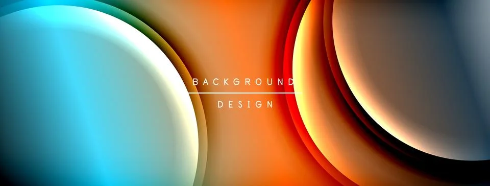 Gradient and shadow wave line geometric background. Vector Illustration For Illustrazione stock