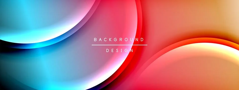 Gradient and shadow wave line geometric background. Vector Illustration For Stock Illustration