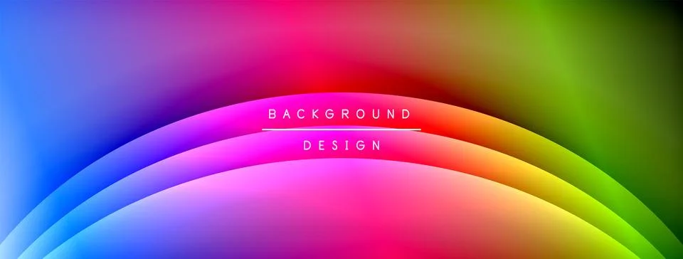 Gradient and shadow wave line geometric background. Vector Illustration For イラスト素材