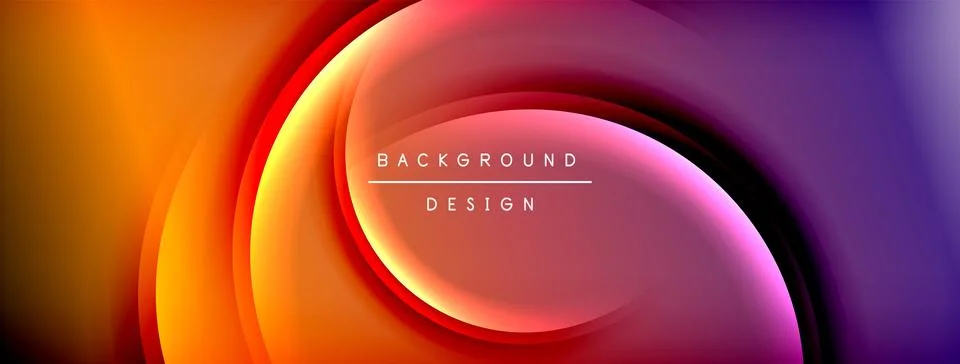 Gradient and shadow wave line geometric background. Vector Illustration For Stock Illustration