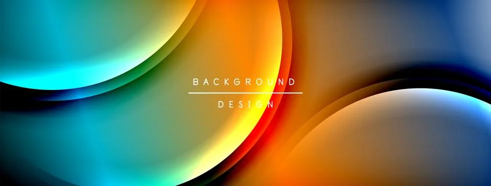 Gradient and shadow wave line geometric background. Vector Illustration For Stock Illustration