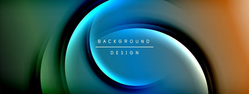 Gradient and shadow wave line geometric background. Vector Illustration For.. イラスト素材