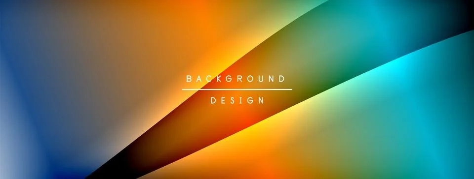 Gradient and shadow wave line geometric background. Vector Illustration For Stock Illustration
