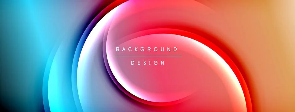 Gradient and shadow wave line geometric background. Vector Illustration For イラスト素材