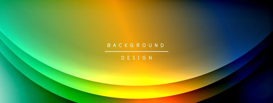 Gradient and shadow wave line geometric background. Vector Illustration For Stock Illustration