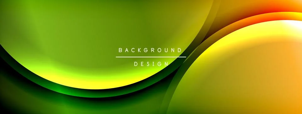 Gradient and shadow wave line geometric background. Vector Illustration For Illustrazione stock