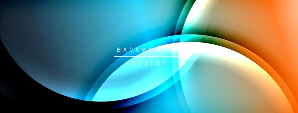 Gradient and shadow wave line geometric background. Vector Illustration For Stock Illustration