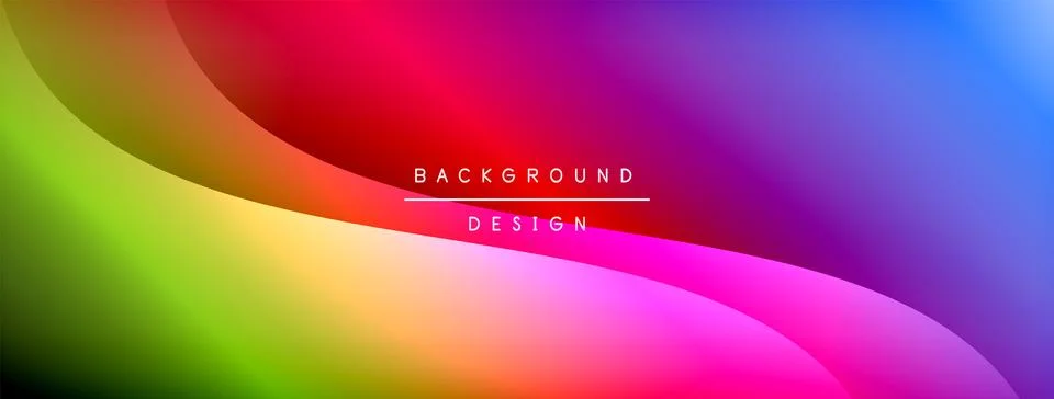 Gradient and shadow wave line geometric background. Vector Illustration For Stock Illustration