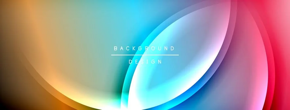 Gradient and shadow wave line geometric background. Vector Illustration For Illustrazione stock