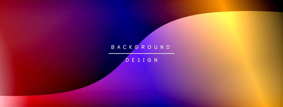 Gradient and shadow wave line geometric background. Vector Illustration For イラスト素材