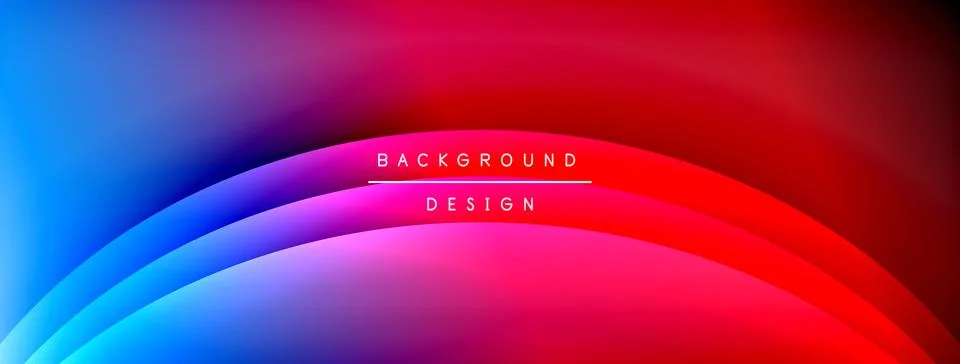 Gradient and shadow wave line geometric background. Vector Illustration For Stock Illustration