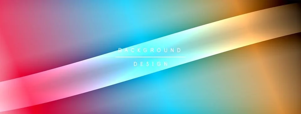 Gradient and shadow wave line geometric background. Vector Illustration For Stock Illustration