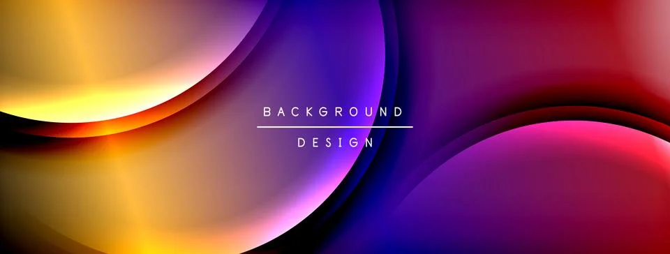 Gradient and shadow wave line geometric background. Vector Illustration For Illustrazione stock