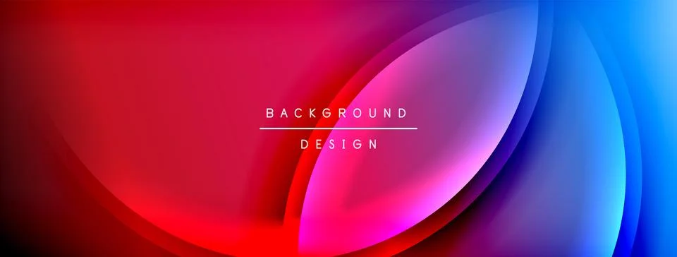 Gradient and shadow wave line geometric background. Vector Illustration For Stock Illustration