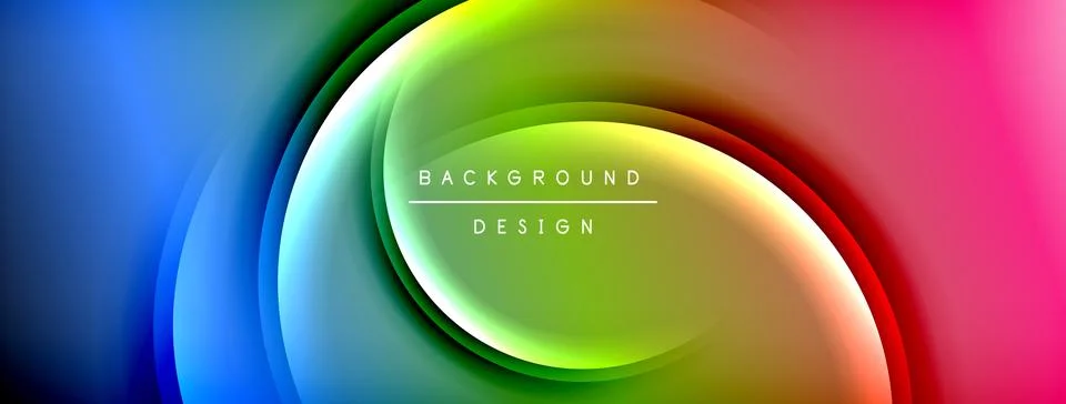 Gradient and shadow wave line geometric background. Vector Illustration For Illustrazione stock