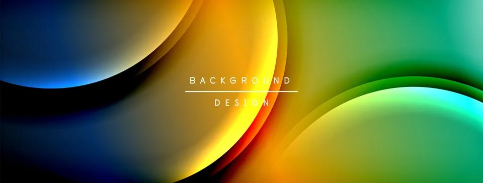 Gradient and shadow wave line geometric background. Vector Illustration For Stock Illustration