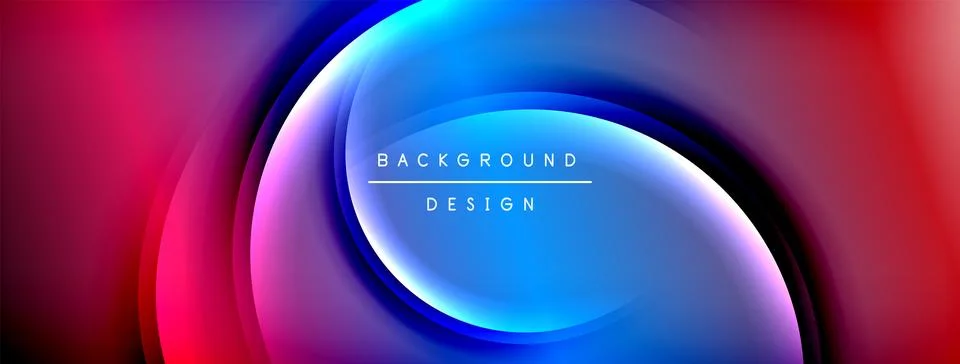 Gradient and shadow wave line geometric background. Vector Illustration For Illustrazione stock