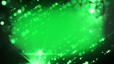 Gradient animation decorated bokeh lights template with dark black frame Video stock 308647334