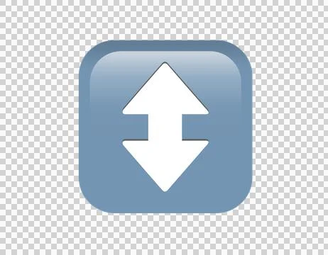 Gradient arrowheads, pointing up down round corner square icon button イラスト素材