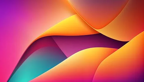 Gradient backgraund banner mockup. UI UX Web design Stock Illustration