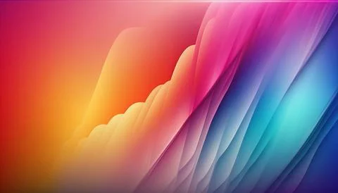 Gradient backgraund banner mockup. UI UX Web design Illustrazione stock