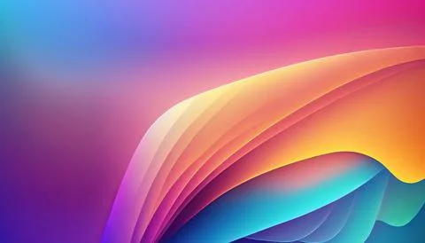 Gradient backgraund banner mockup. UI UX Web design Stock Illustration