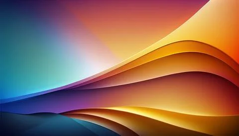 Gradient backgraund banner mockup. UI UX Web design Stock Illustration