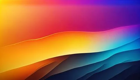 Gradient backgraund banner mockup. UI UX Web design Stock Illustration