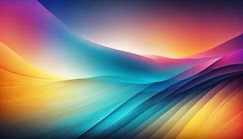 Gradient backgraund banner mockup. UI UX Web design Stock Illustration