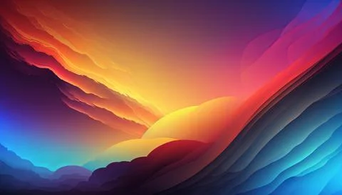 Gradient backgraund banner mockup. UI UX Web design Stock Illustration