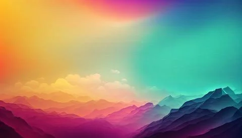 Gradient backgraund banner mockup. UI UX Web design Stock Illustration