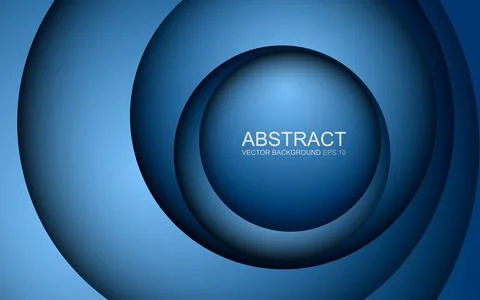 Gradient background. Abstract circle papercut smooth color composition. vec.. Stock Illustration