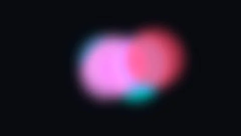 Gradient background animation with glowing colorful circles moving Stock-Footage 346334914