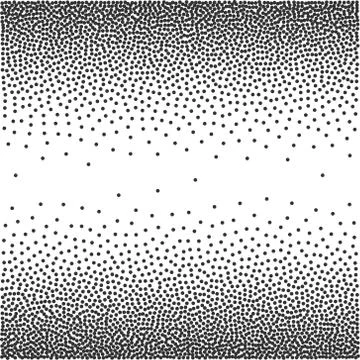 Gradient Background with Black Dots. Dotwork Engraving Pattern Background. Ve Stock Illustration