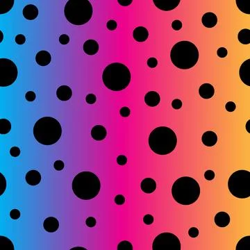 Gradient background with black dots . Vector illustration. Stock-Illustration